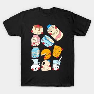 Cute dairy, Kawaii Milk T-Shirt